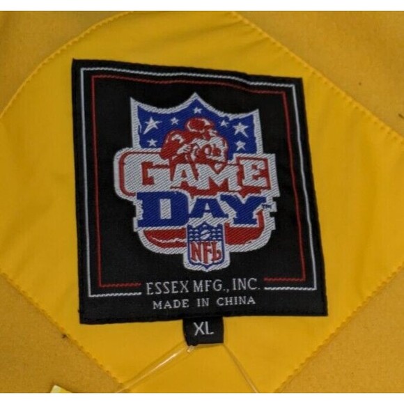 Minnesota Vikings Parka Jacket Mens XL Black Hooded Full Zip Vintage - Picture 10 of 13